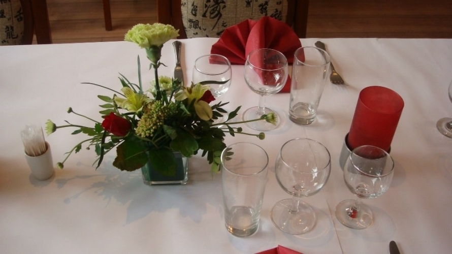 Kinesisk Restaurant i Kalundborg Sheng Hua bord